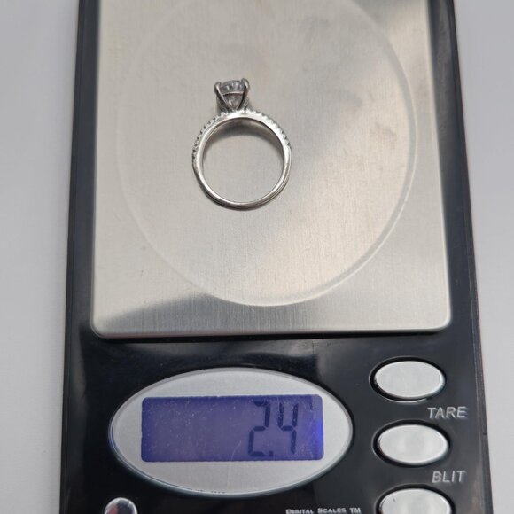 Size 5 Sterling Silver Cute Oval Cubic Zirconia Ring A3598 - Picture 9 of 9